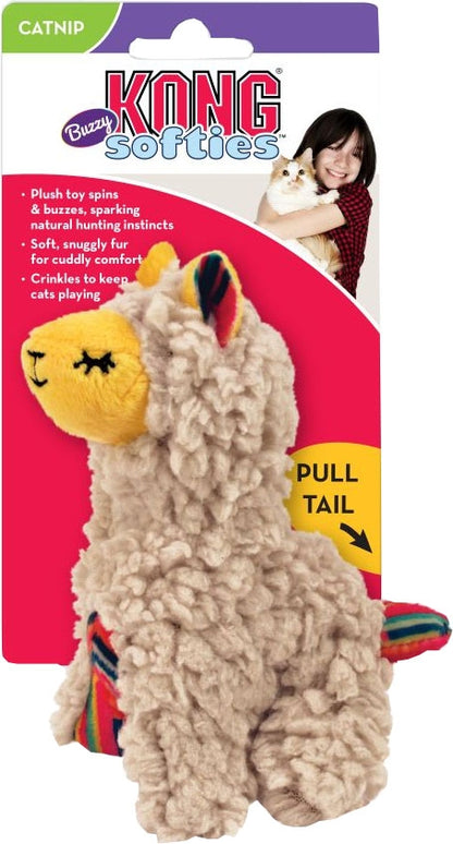 KONG Softies Buzzy Llama with Catnip