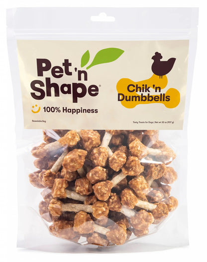 Pet n Shape Chik n Dumbell Dog Treat