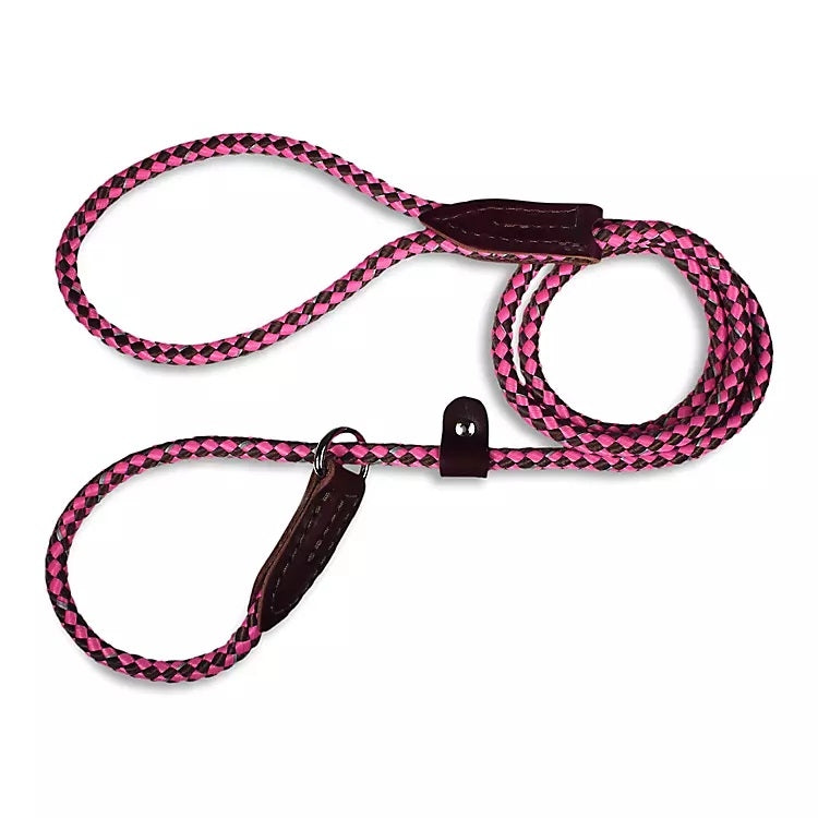 British Reflective Rope Slip Dog Lead