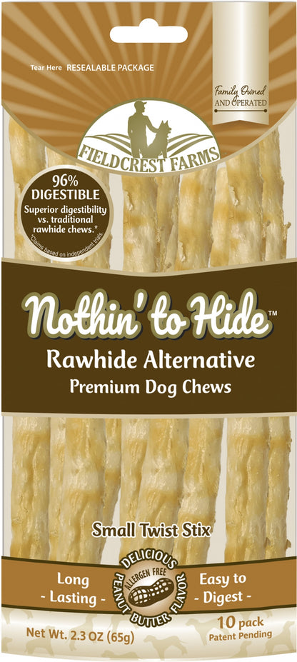 Fieldcrest Farms Nothin' To Hide Rawhide Alternative Twist Stix