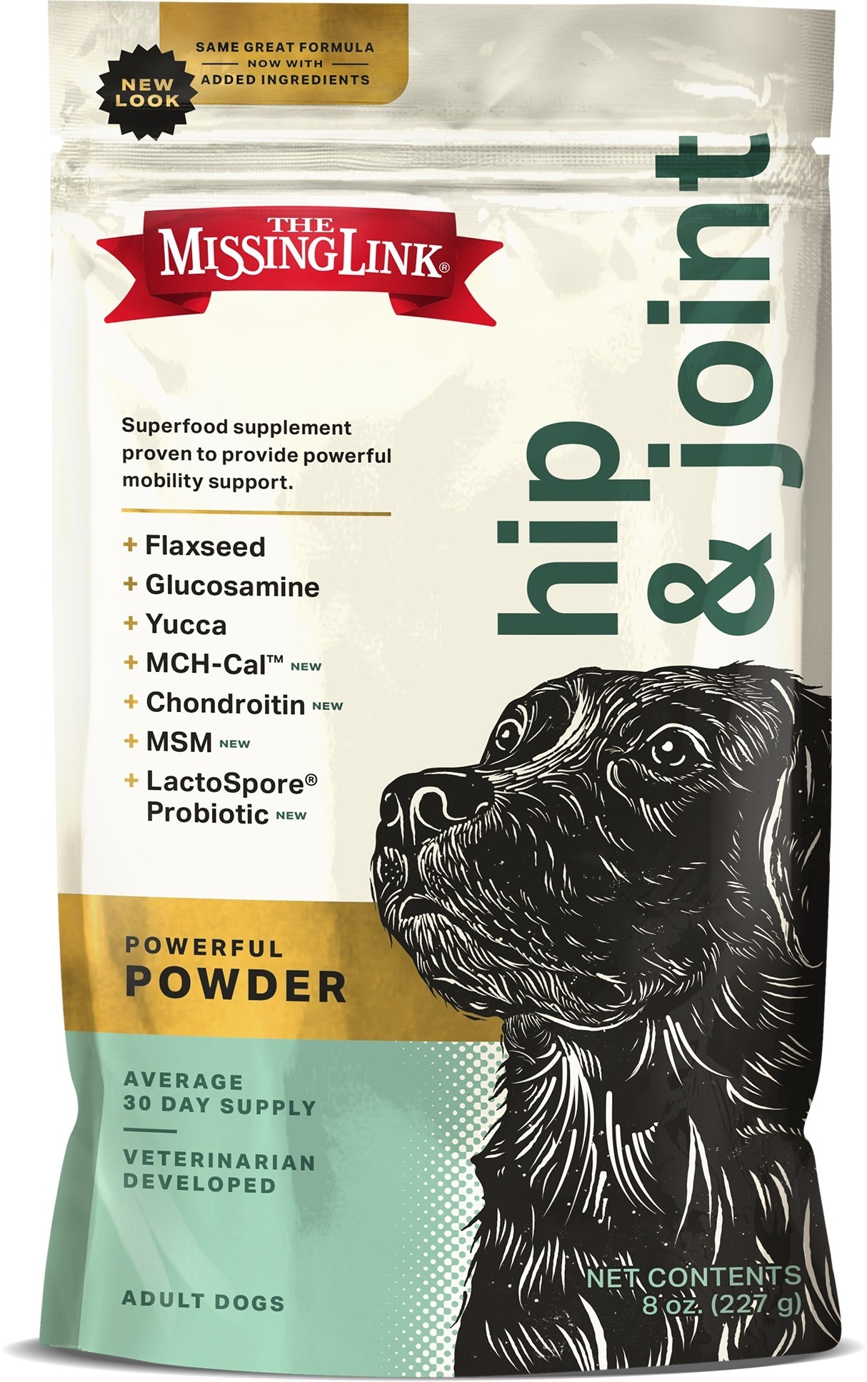 Missing Link Superfood Powders Hip & Joint Supplement for Dogs