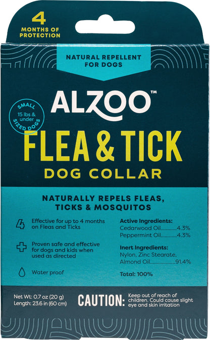 Alzoo Plant Based Flea & Tick Dog Collar