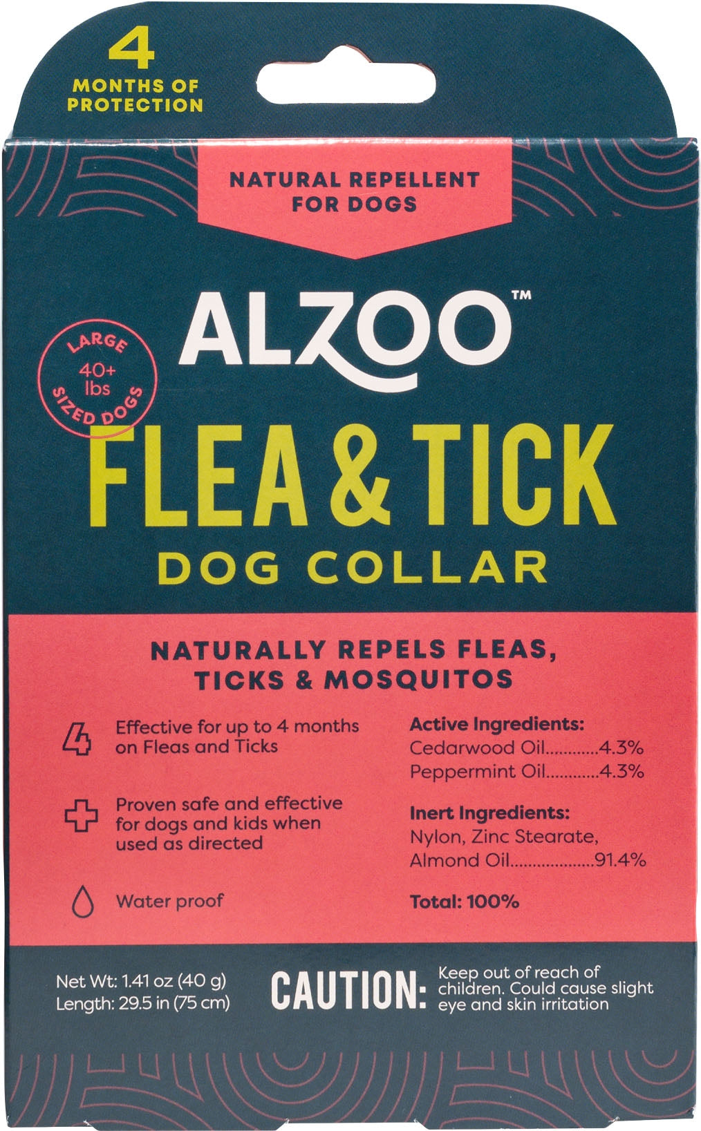 Alzoo Plant Based Flea & Tick Dog Collar