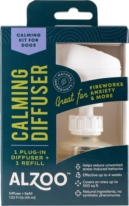 Alzoo Plant-Based Dog Calming Diffuser Kit