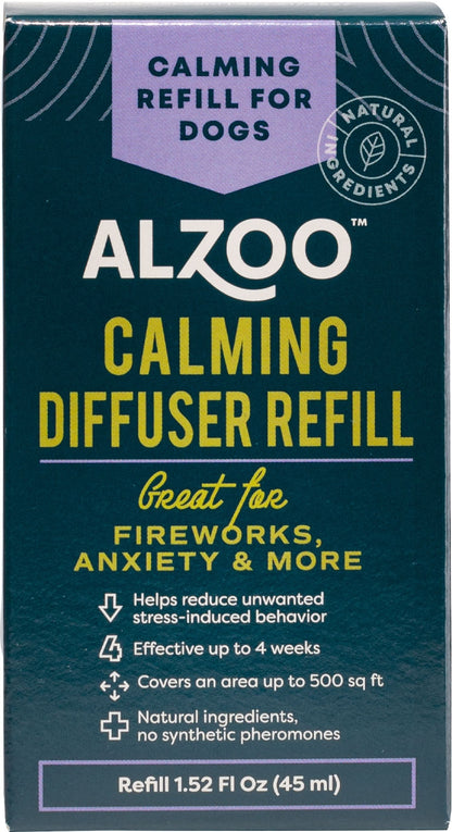 Alzoo Plant-Based Dog Calming Diffuser Refill