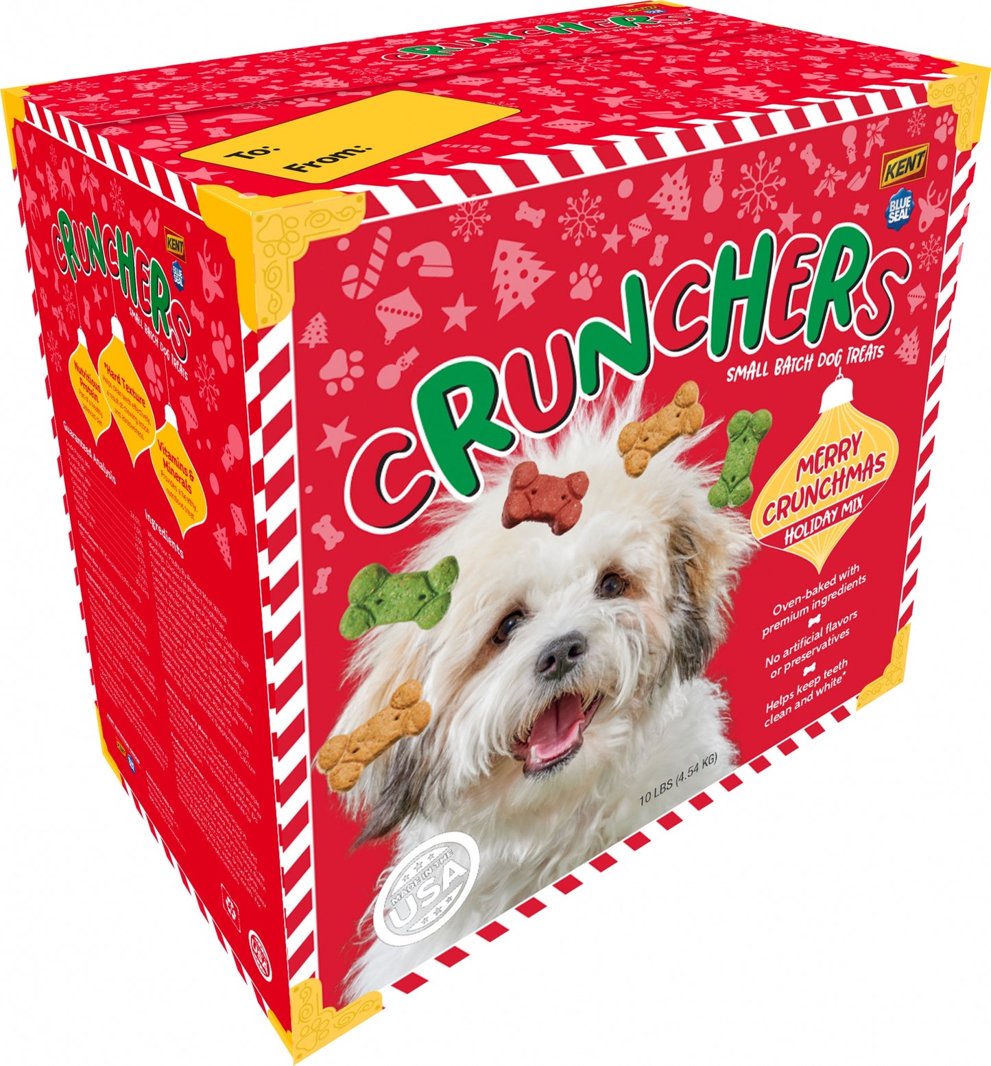 Crunchers Holiday Small Batch Dog Treats Gift Box