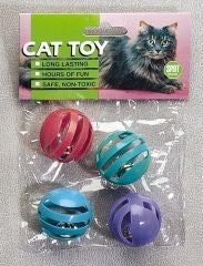 Slotted Balls Cat Toy