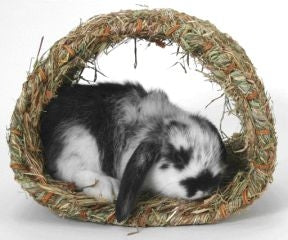 Edible Woven Grass Hut Mat For Rabbits/Small Animals