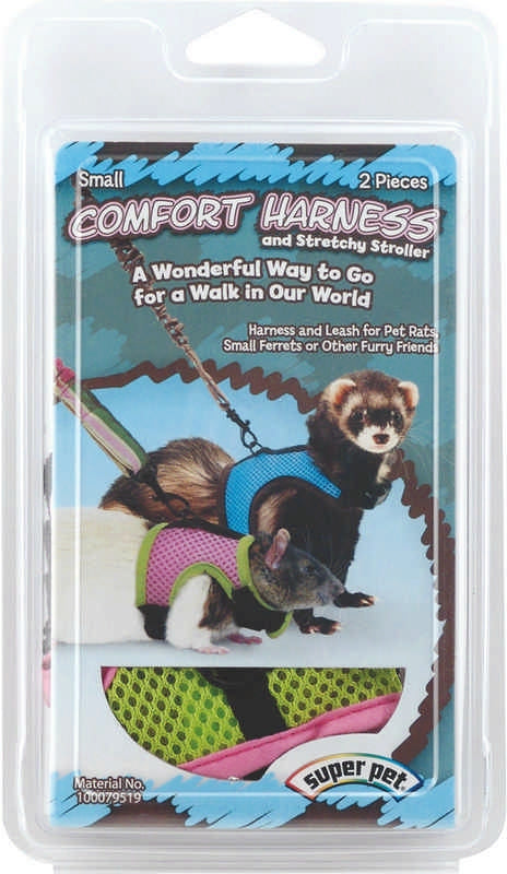 Harness With Stretchy Stroller For Small Animals