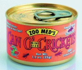 Can O' Mini Crikets Food For Lizards/Snakes/Amphibians/Water Turtles