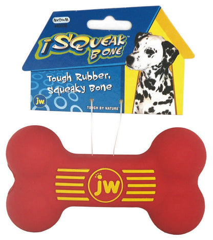 Isqueak dog toy Bone