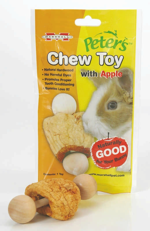 Toy Rabbit Chew With Apple