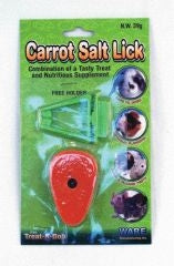 Carrot Salt Lick for Small Animals