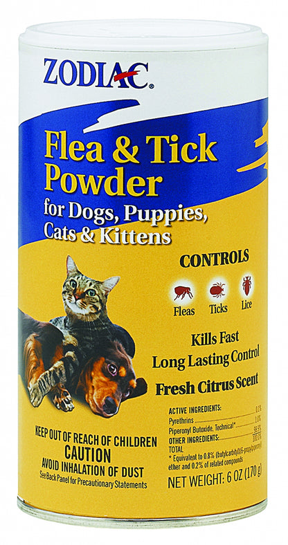 Zodiac Dog/Cat Flea Tick Powder