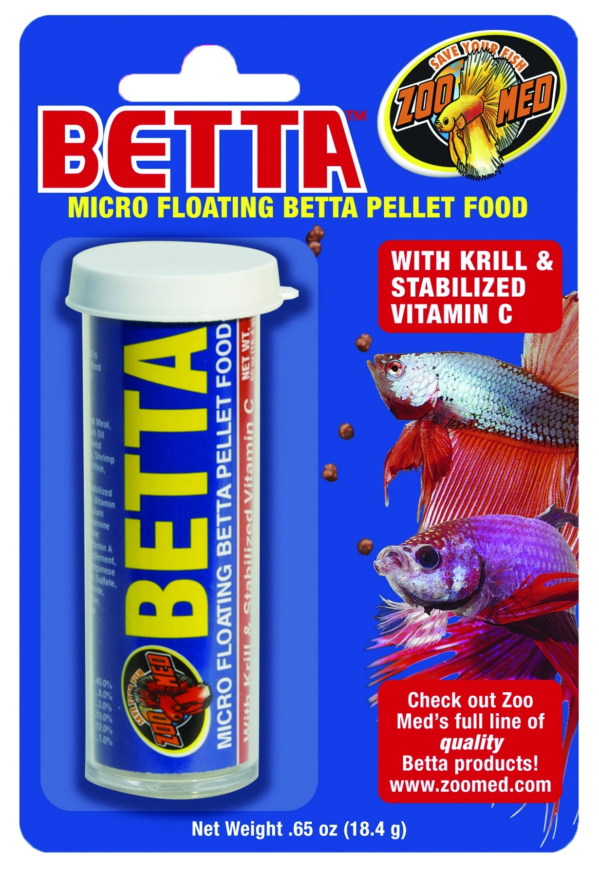 Zoo Med Betta Micro Floating Pellets