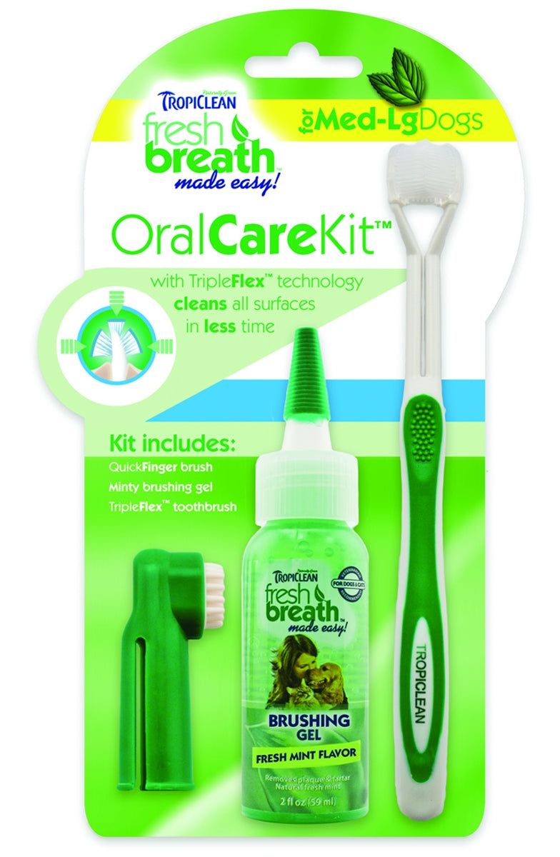 Tropiclean Fresh Breath Oral Care Kit