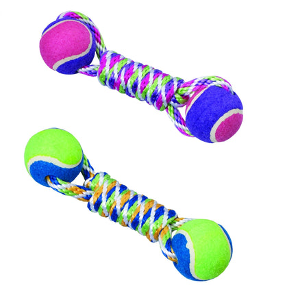 SPOT Rainbow Twister 2-Ball Dumbell