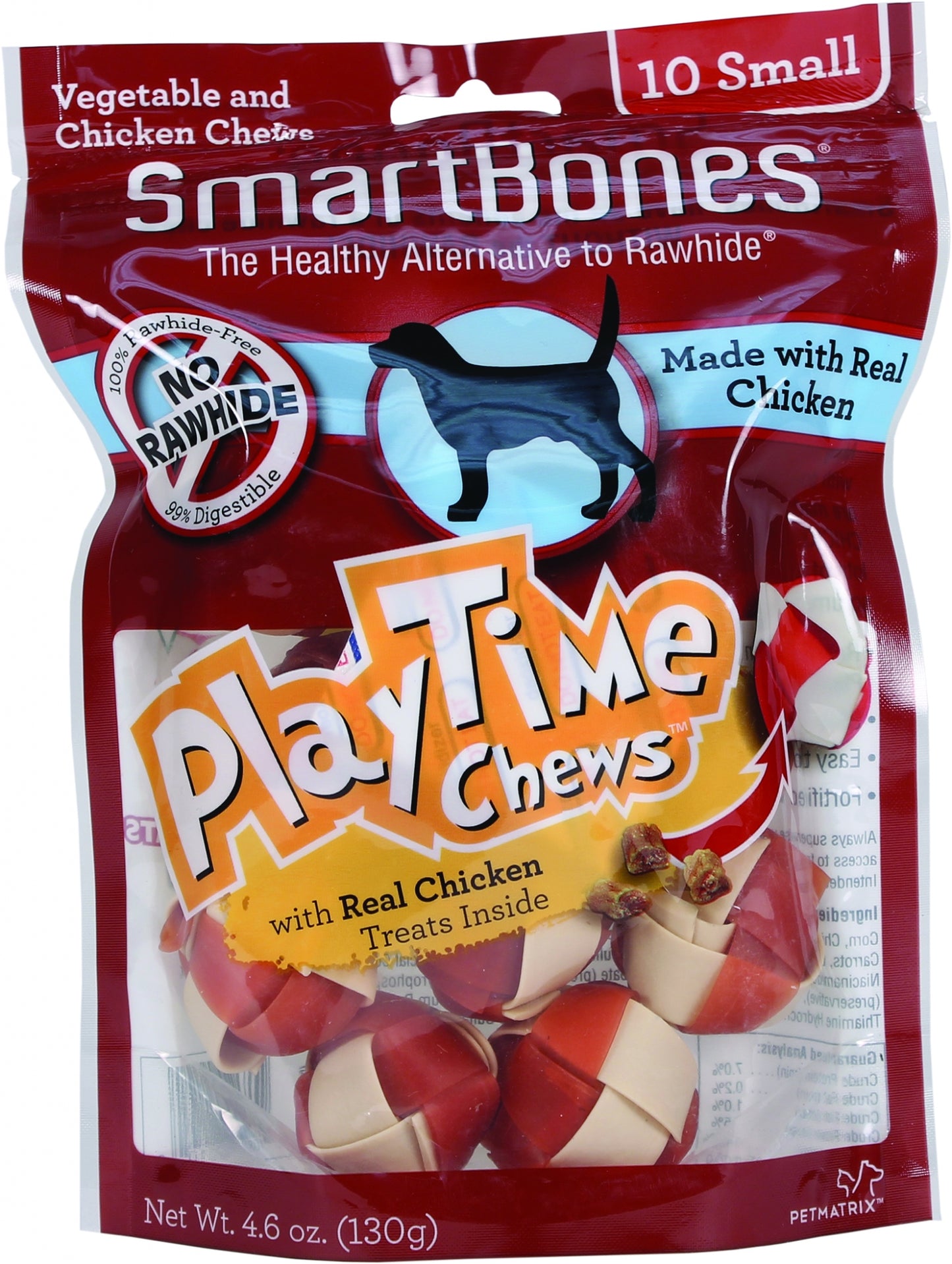 SmartBones Playtime Chews With Real Chicken Treats