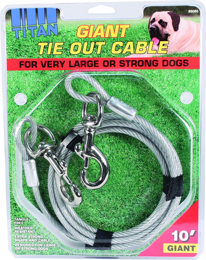 Titan Giant Cable Dog Tie Out