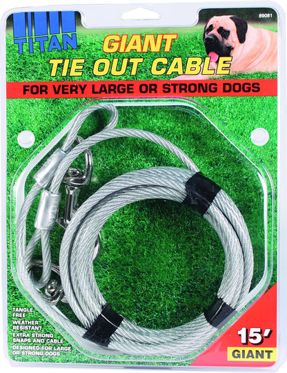 Titan Giant Cable Dog Tie Out