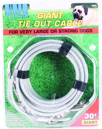 Titan Giant Cable Dog Tie Out