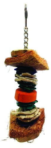 Java Wood Triple Decker Bird Toy