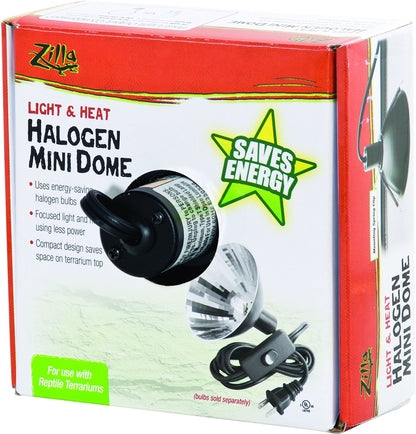 Zilla Light & Heat Halogen Mini Dome Fixture