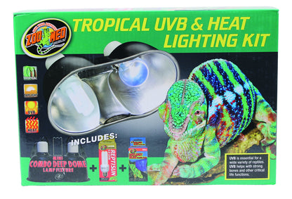 Zoo Med Tropical Uvb And Heat Lighting Kit