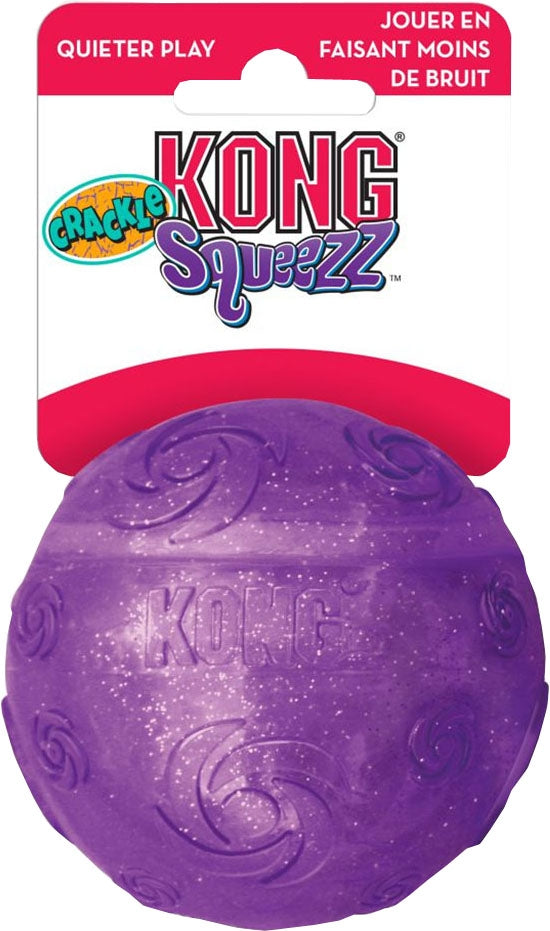 KONG Squeezz Crackle Ball