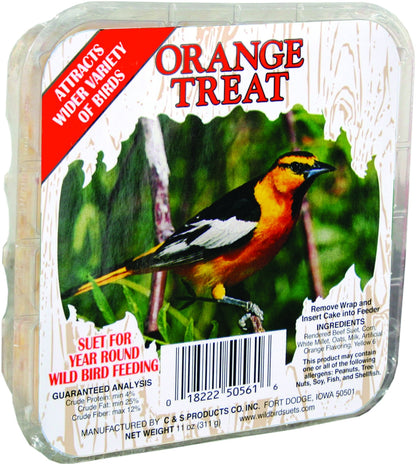 C&S Orange Treat Wild Bird Suet