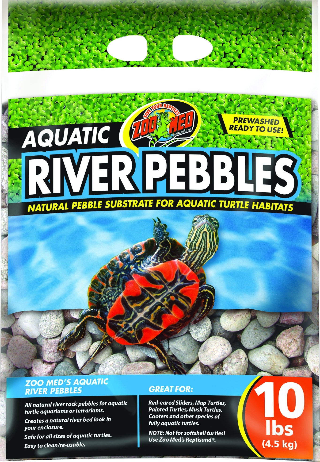 Zoo Med Aquatic River Pebbles For Aquatic Turtle Habitats