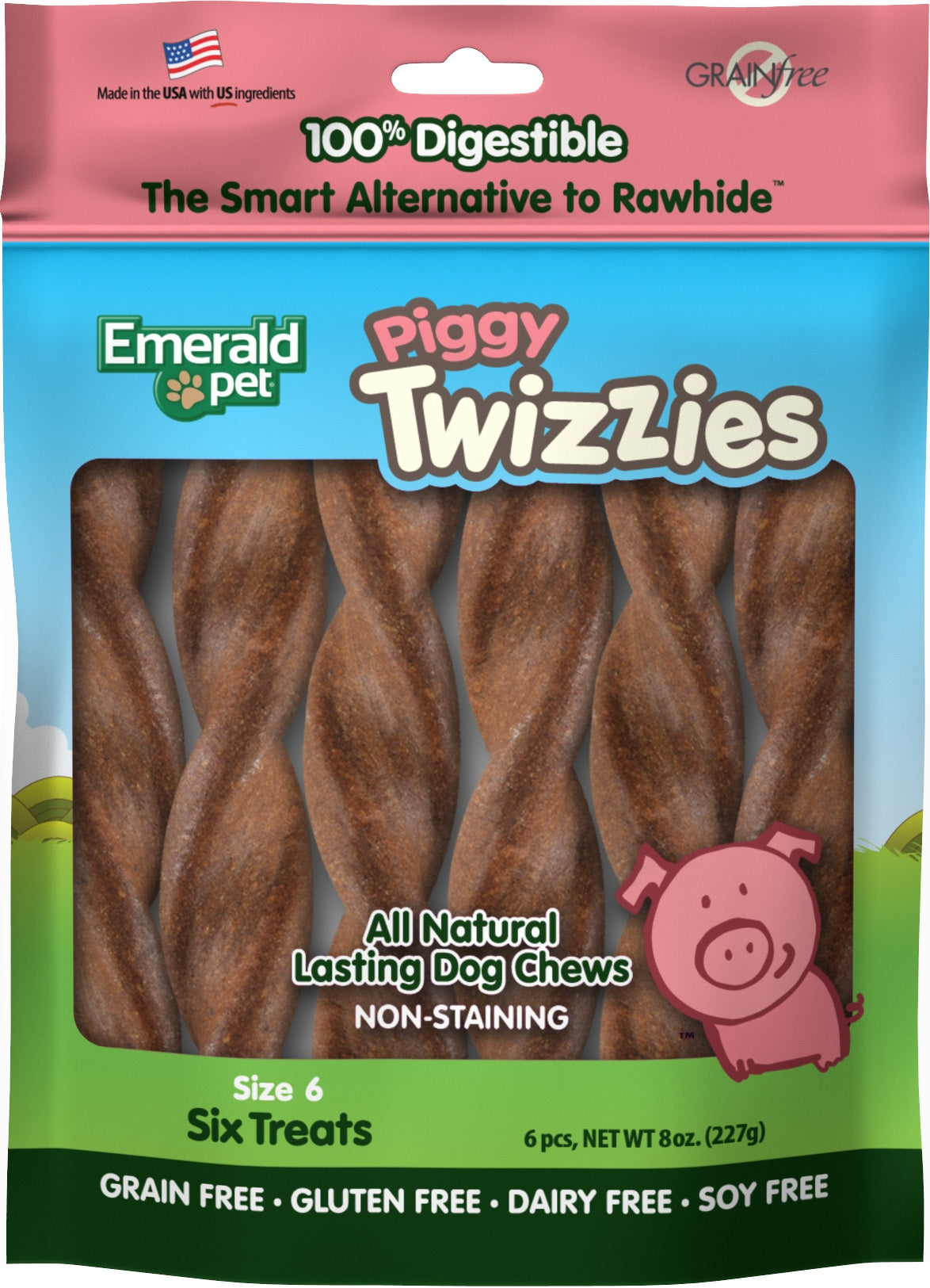 Twizzies Sticks 6 inch Piggy