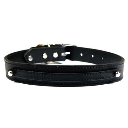 Signature Leather Slider Dog Collar