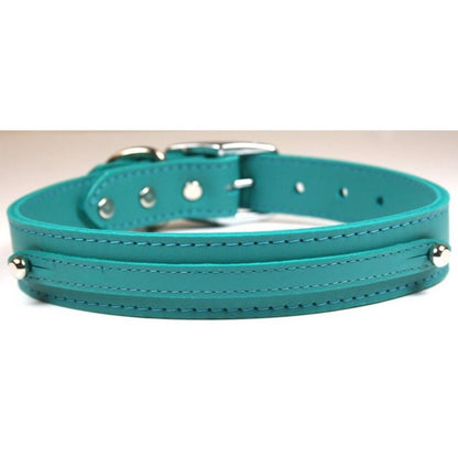 Signature Leather Slider Dog Collar