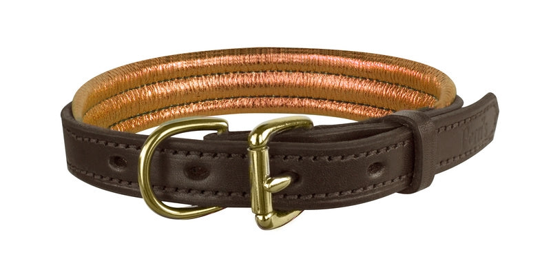 Perri's Padded Leather Dog Collar - Factory Seconds Offer!